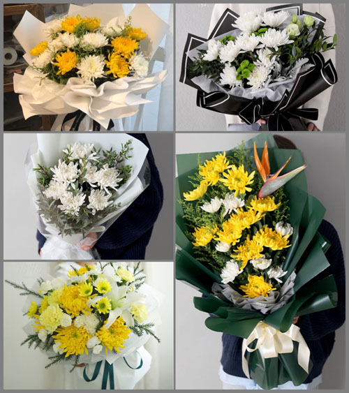 广东河源市东源县新回龙镇白事花束代送